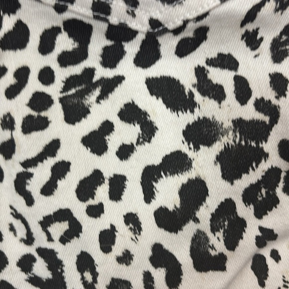 Express Mid Rise Ankle Leopard Print Pants-NWT- 12 SHORT - Picture 13 of 13